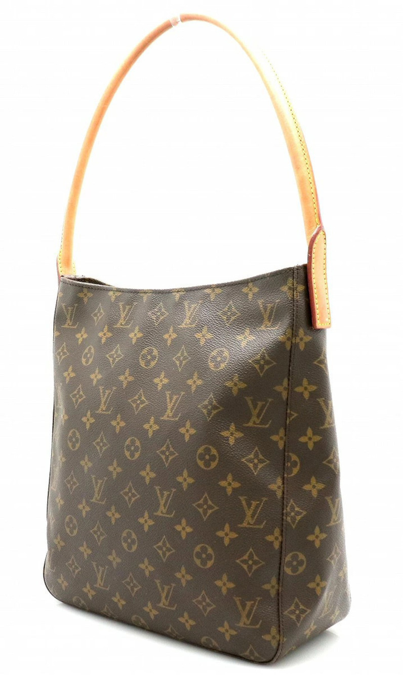 Louis Vuitton Semi Monogram Shoulder Looping One Bag Brown